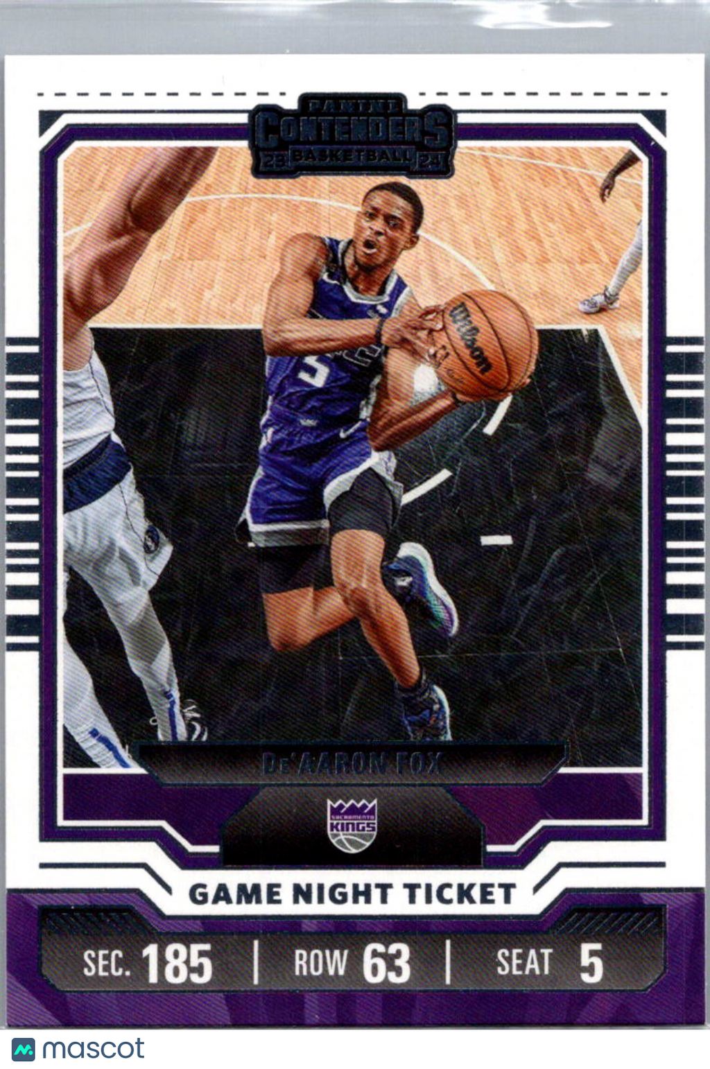 2023 Panini Contenders Basketball De'Aaron Fox #2 Game Night Ticket