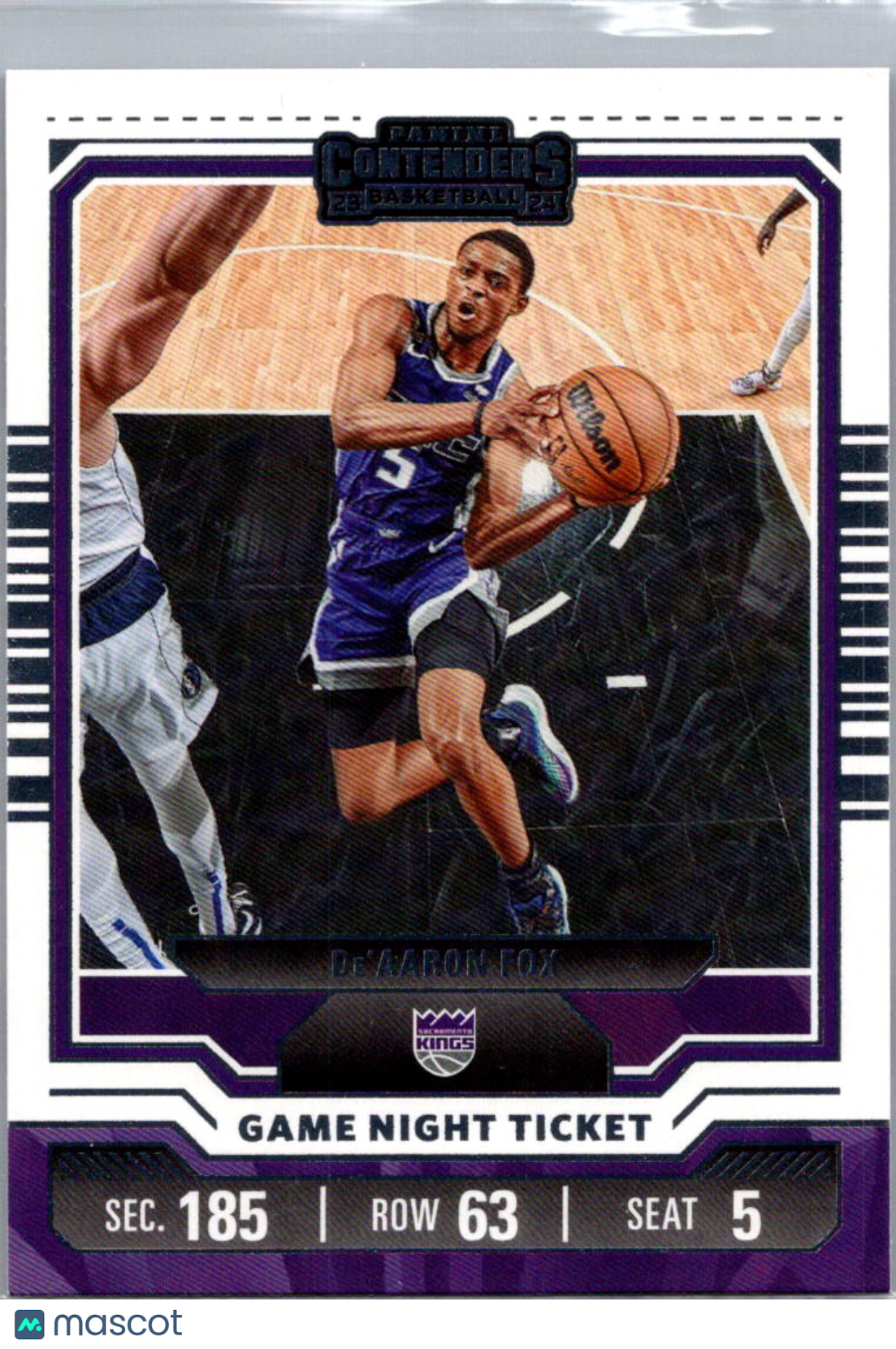 2023 Panini Contenders Basketball De'Aaron Fox #2 Game Night Ticket