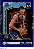 2025 Panini Donruss Optic Cam Christie #284 Blue Velocity Rookie