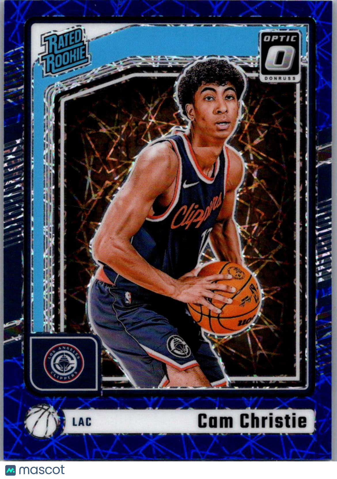 2025 Panini Donruss Optic Cam Christie #284 Blue Velocity Rookie