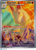 2025 Destined Rivals Rapidash Holo Secret Rare #189/182