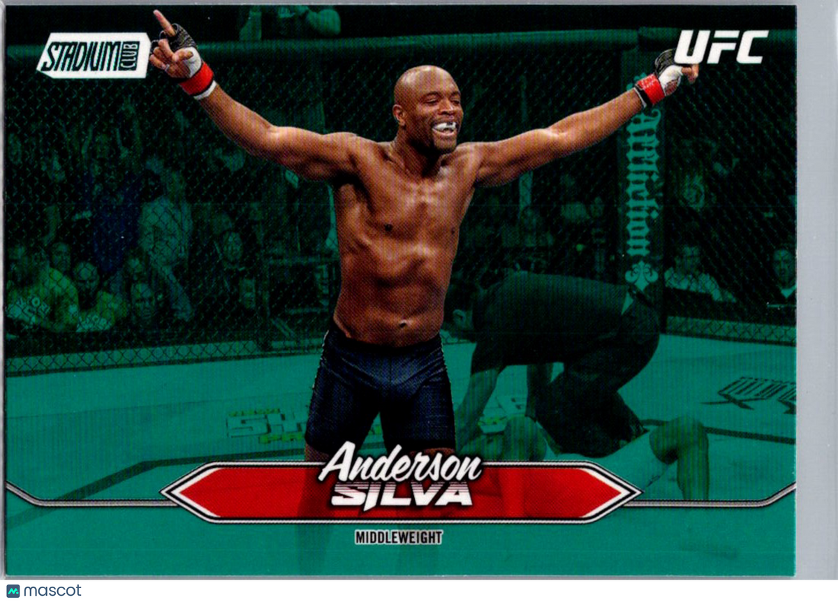 2025 Topps Stadium Club UFC Anderson Silva #189 Green