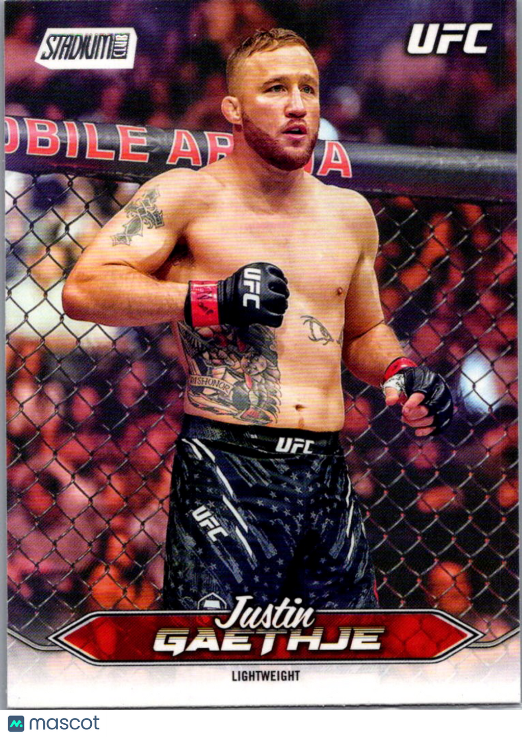 2025 Topps Stadium Club UFC Justin Gaethje #155