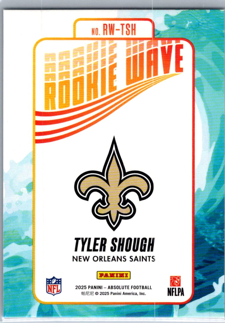 2025 Panini Absolute Football Tyler Shough #RW-TSH Rookie Wave RC