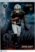 2025 Panini Absolute Football Ashton Jeanty #1 By Storm RC