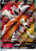 2021 Evolving Skies Lycanroc V Holo Ultra Rare FA #187/203