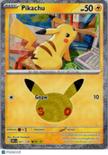 2026 30th Celebration Pikachu Holo #31/128