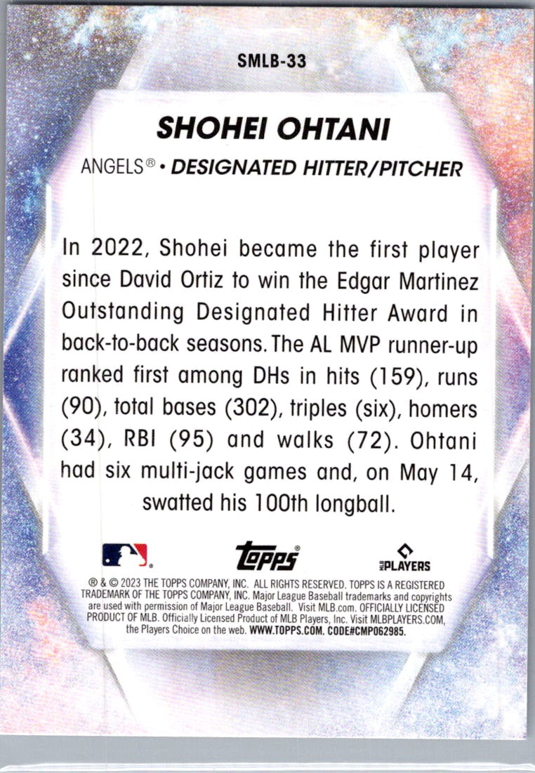 2023 Topps Stars of MLB Shohei Ohtani #SMLB-33