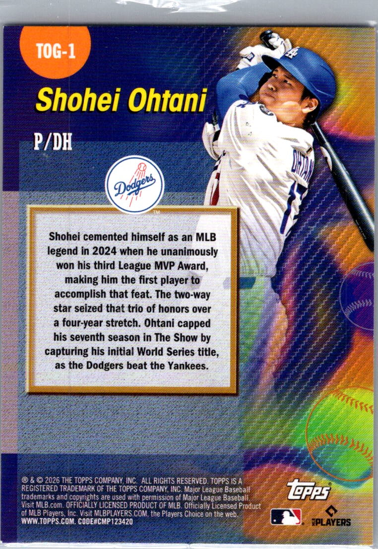 2026 Topps Shohei Ohtani #TOG-1