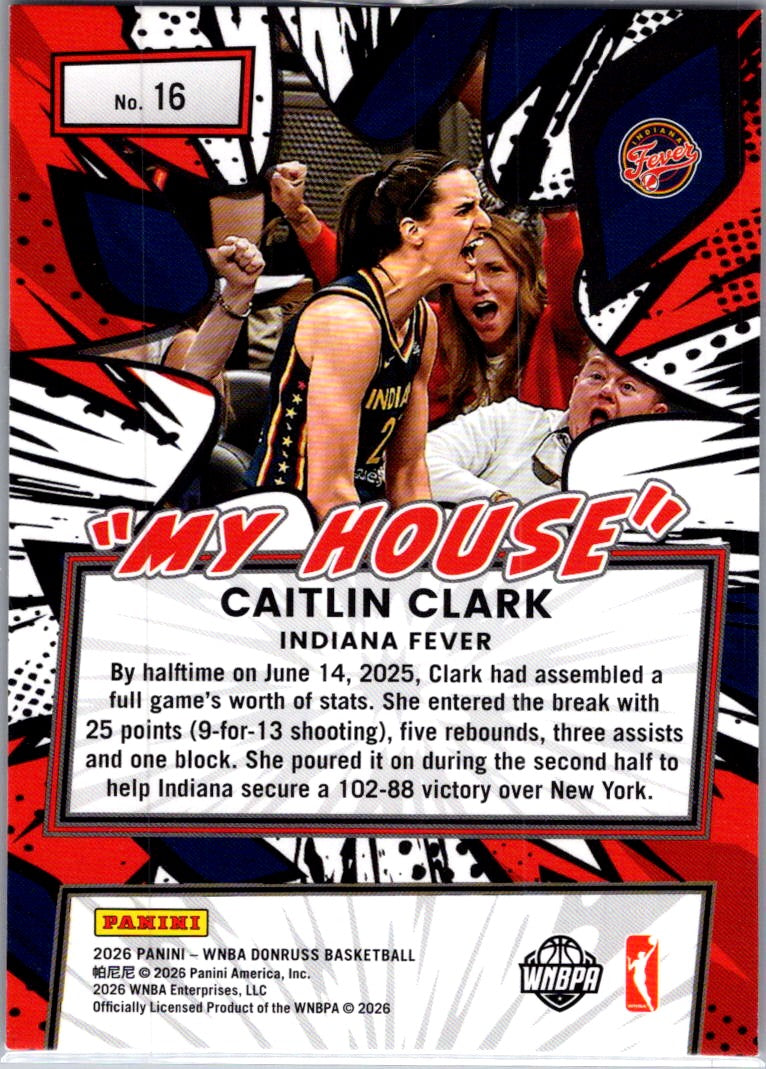 2026 Panini Donruss Caitlin Clark #16