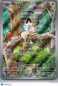 2025 Mega Evolution – Phantasmal Flames Meowth Holo Secret Rare FA #106/94