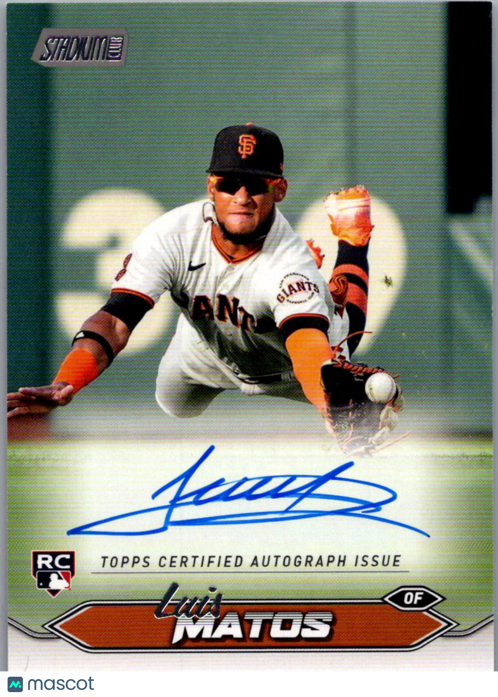 2024 Topps Stadium Club Luis Matos #SCBA-LM RC Auto