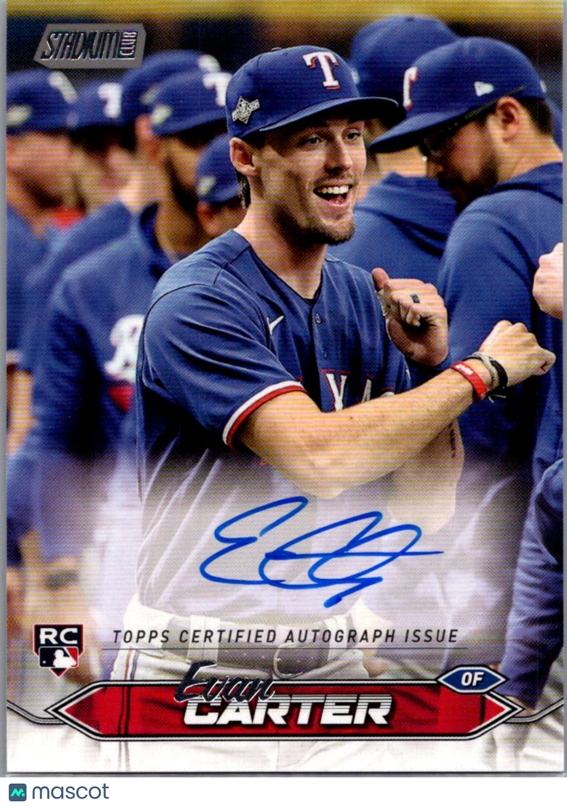 2024 Topps Stadium Club Evan Carter #SCBA-EC RC Auto