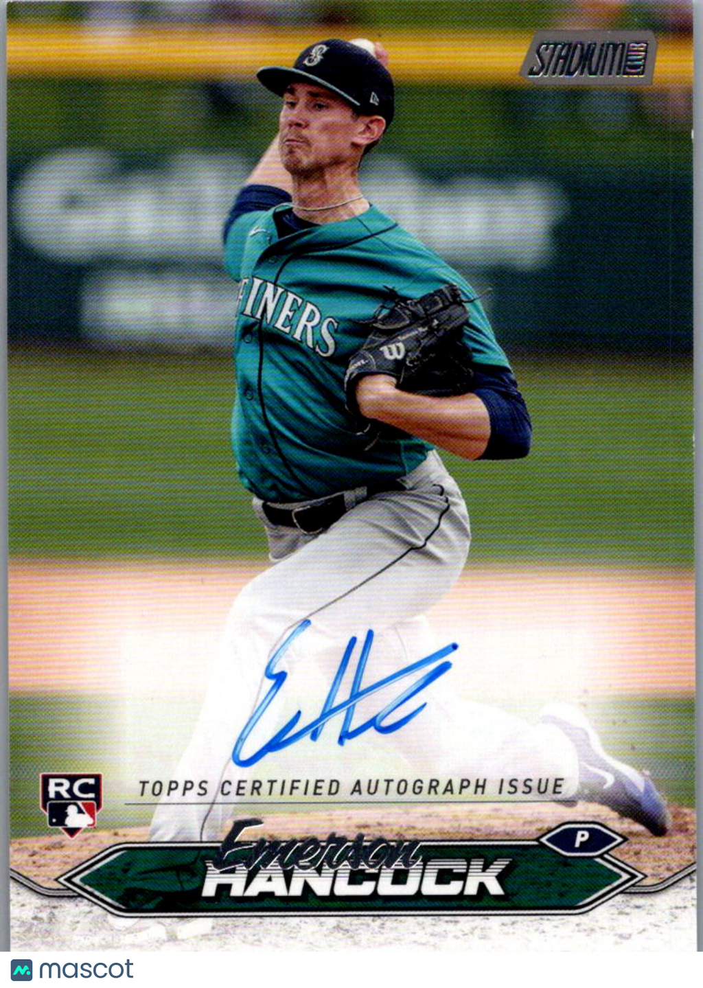 2024 Topps Stadium Club Emerson Hancock #SCBA-EH RC Auto