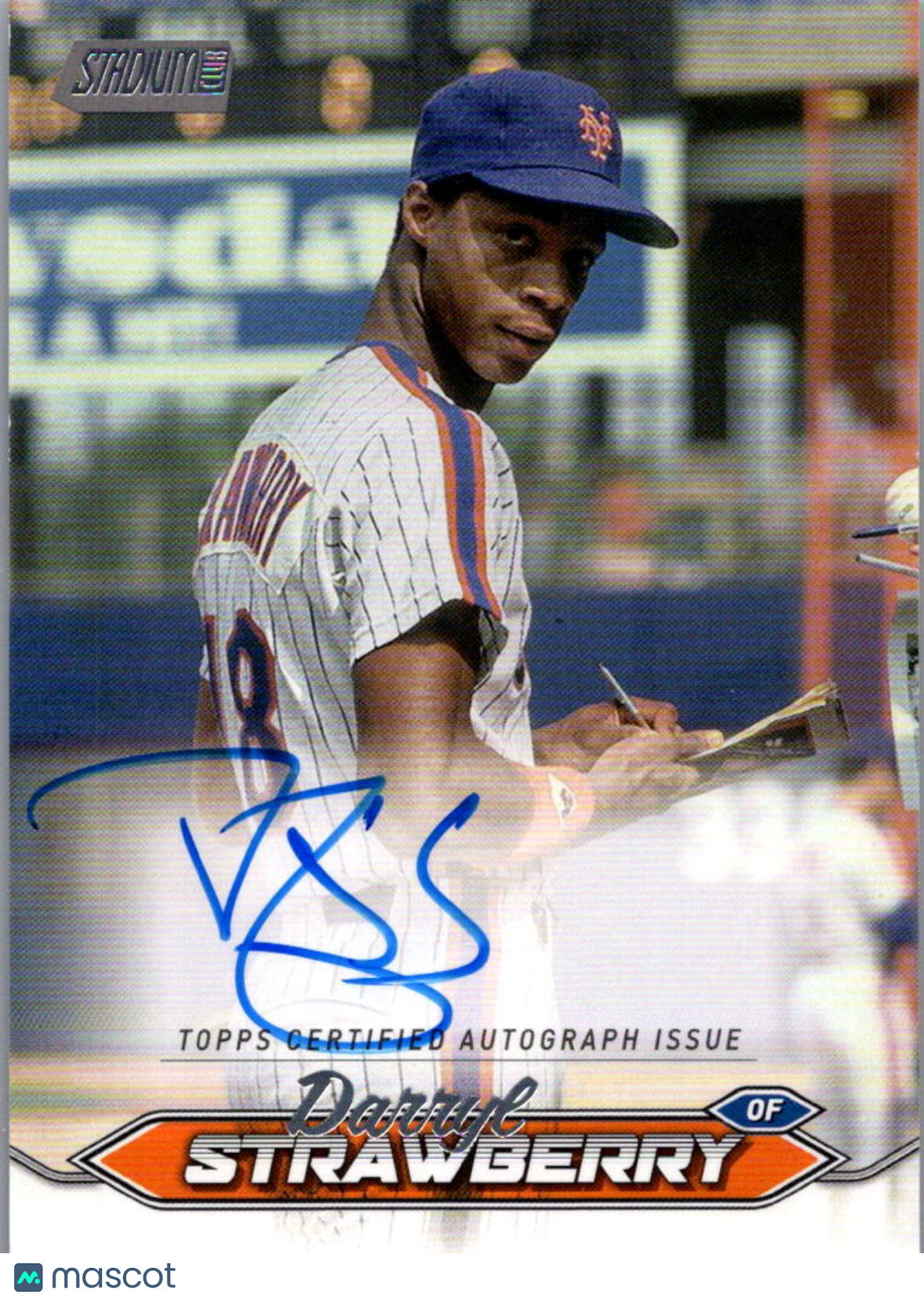 2024 Topps Stadium Club Darryl Strawberry #SCBA-DSW Auto