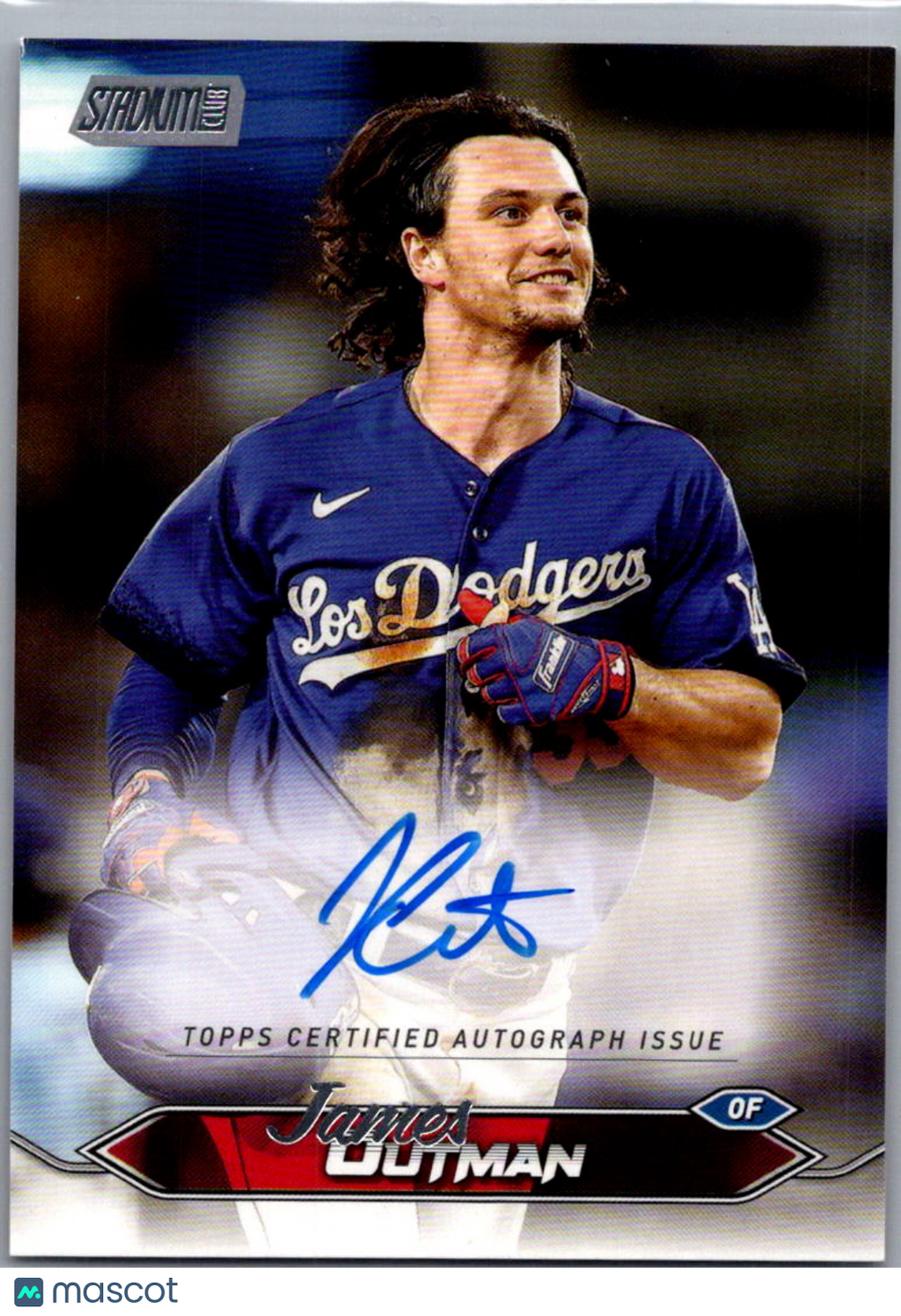2024 Topps Stadium Club James Outman #SCBA-JOU Auto