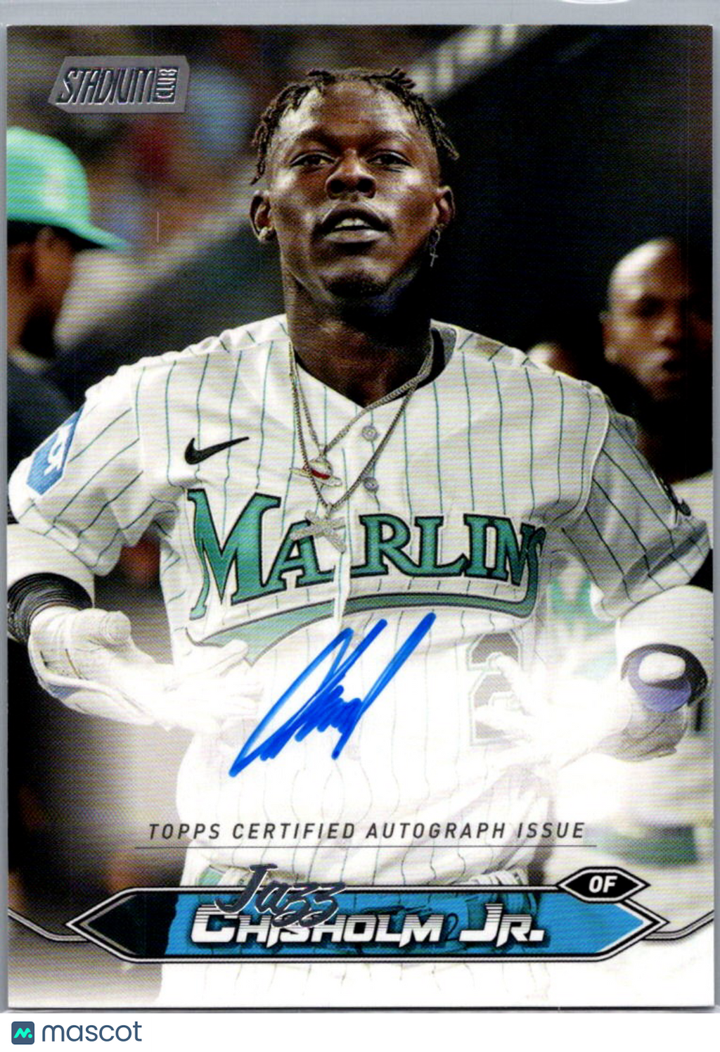 2024 Topps Stadium Club Jazz Chisholm Jr. #SCBA-JCJ Auto