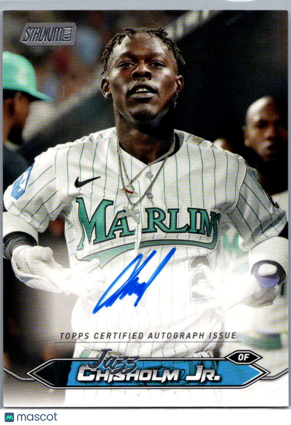 2024 Topps Stadium Club Jazz Chisholm Jr. #SCBA-JCJ Auto