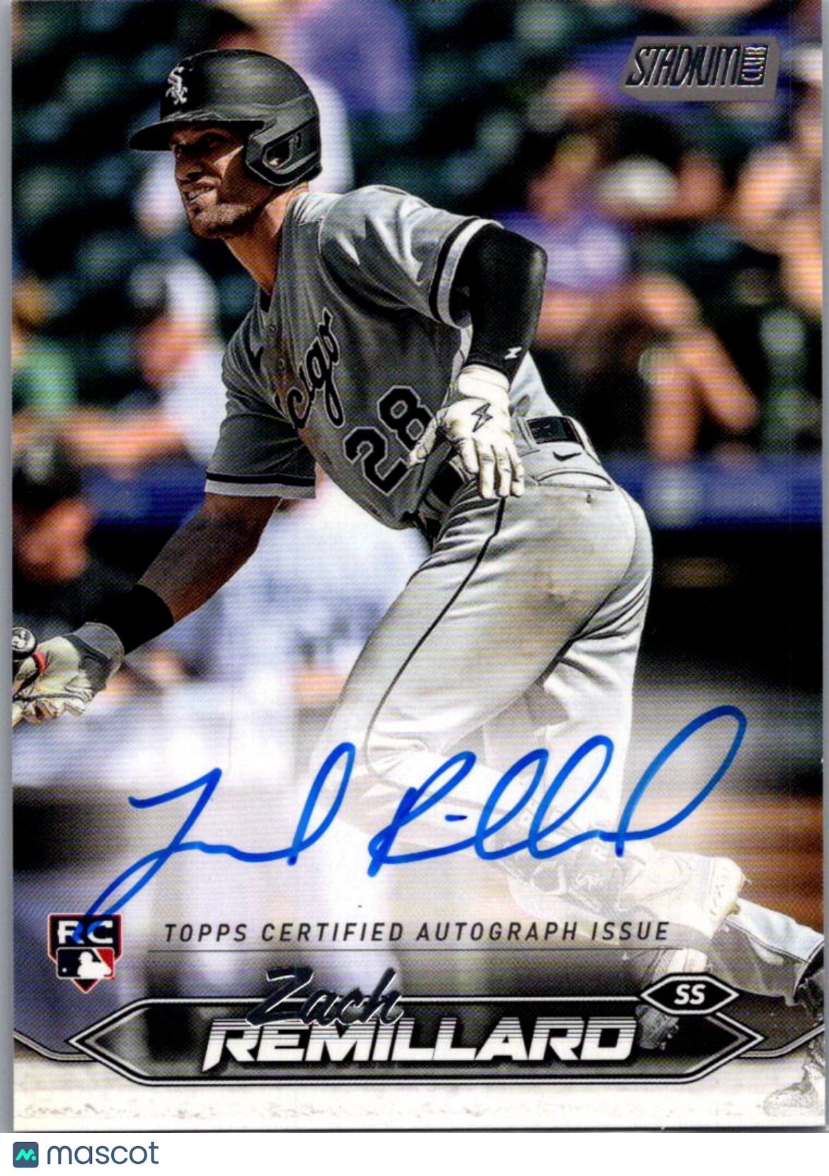 2024 Topps Stadium Club Zach Remillard #SCBA-ZR RC Auto