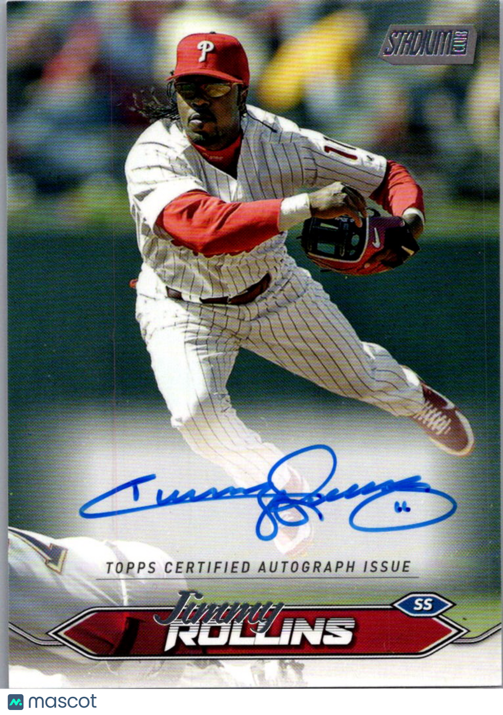 2024 Topps Stadium Club Jimmy Rollins #SCBA-JRL Auto