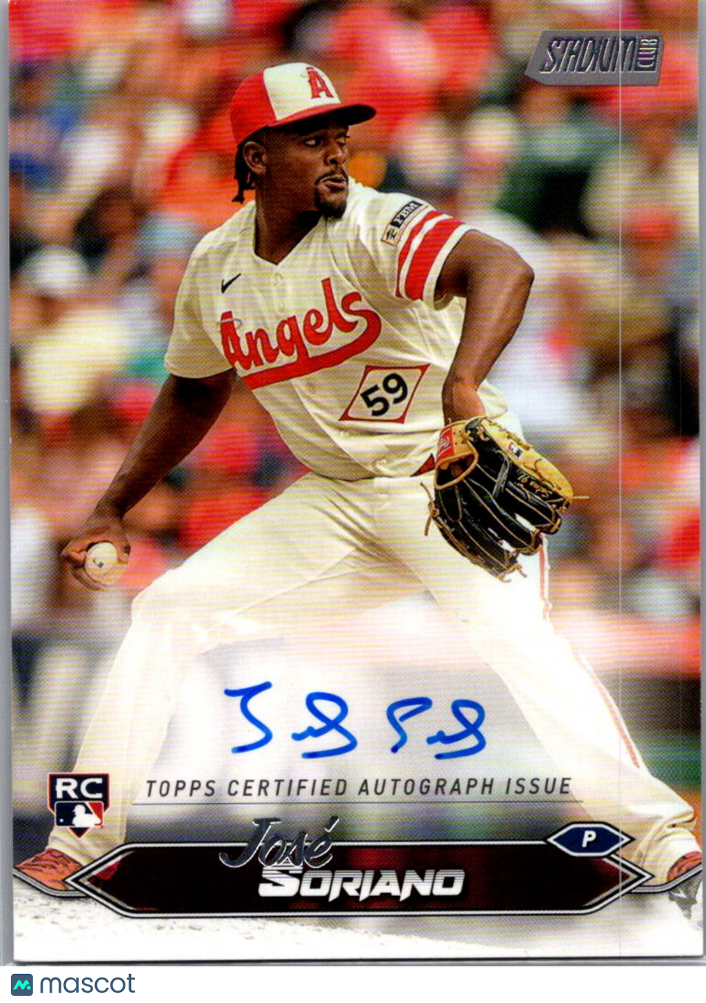2024 Topps Stadium Club José Soriano #SCBA-JSO RC Auto