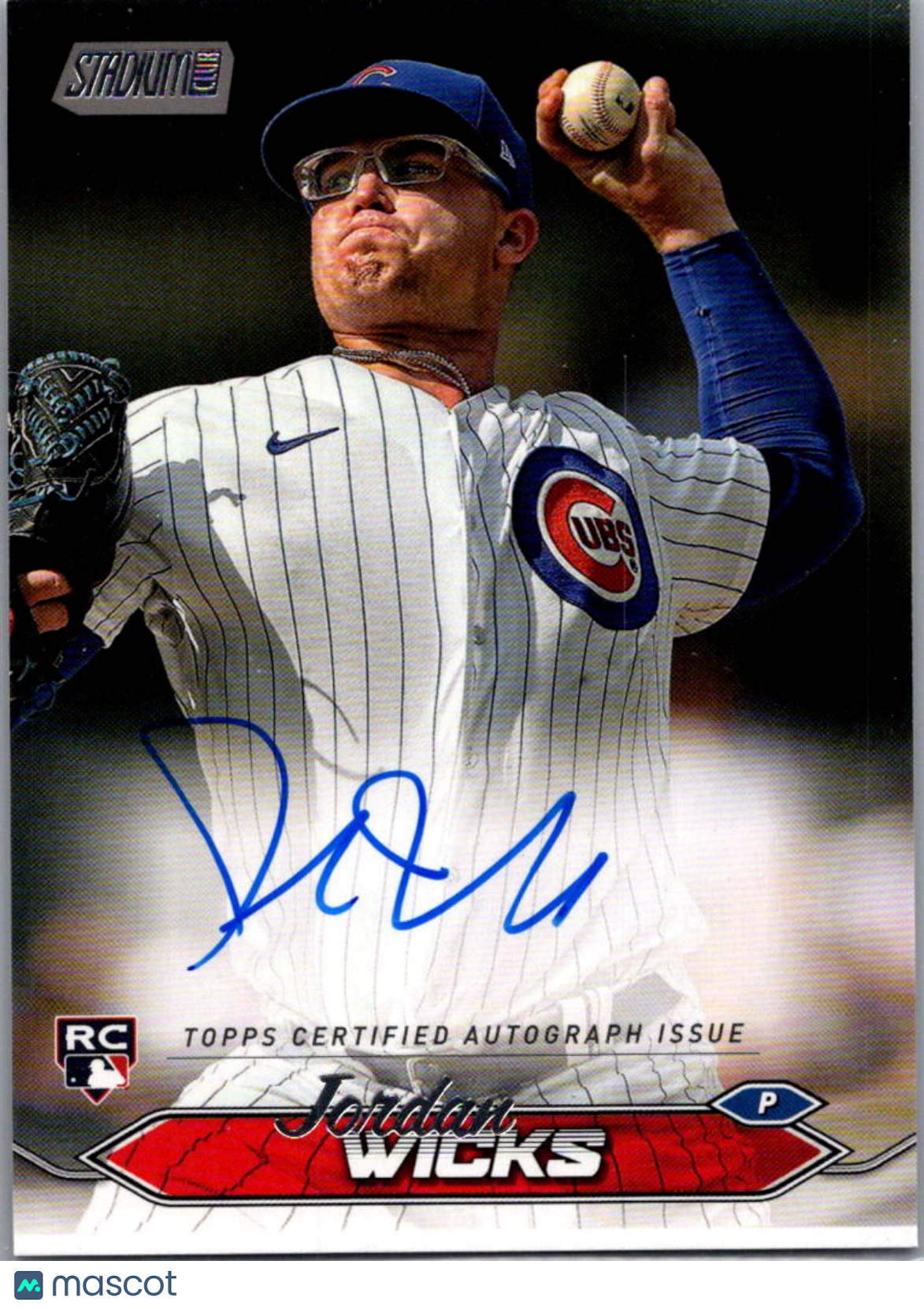 2024 Topps Stadium Club Jordan Wicks #SCBA-JWI RC Auto
