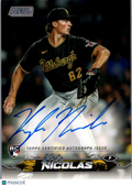 2024 Topps Stadium Club Kyle Nicolas #SCBA-KNI RC Auto