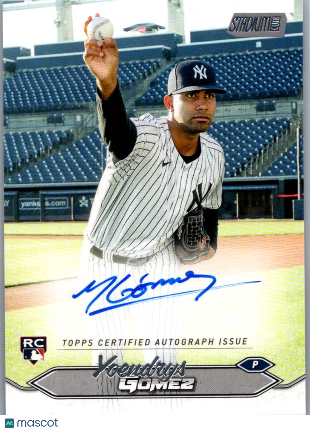 2024 Topps Stadium Club Yoendrys Gómez #SCBA-YG RC Auto