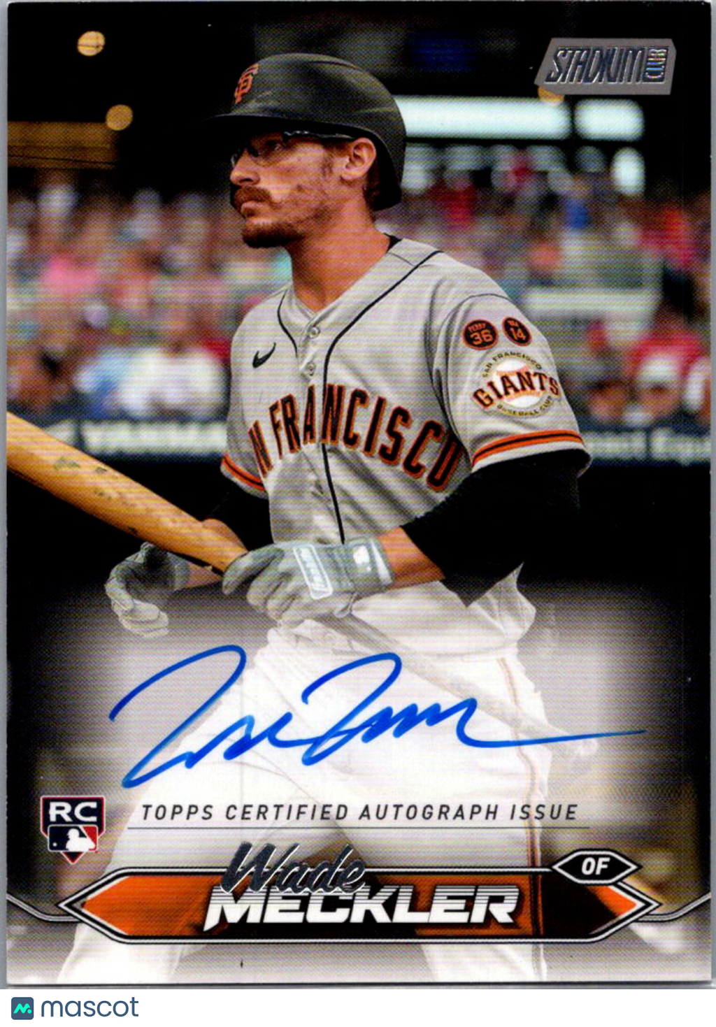 2024 Topps Stadium Club Wade Meckler #SCBA-WM Auto
