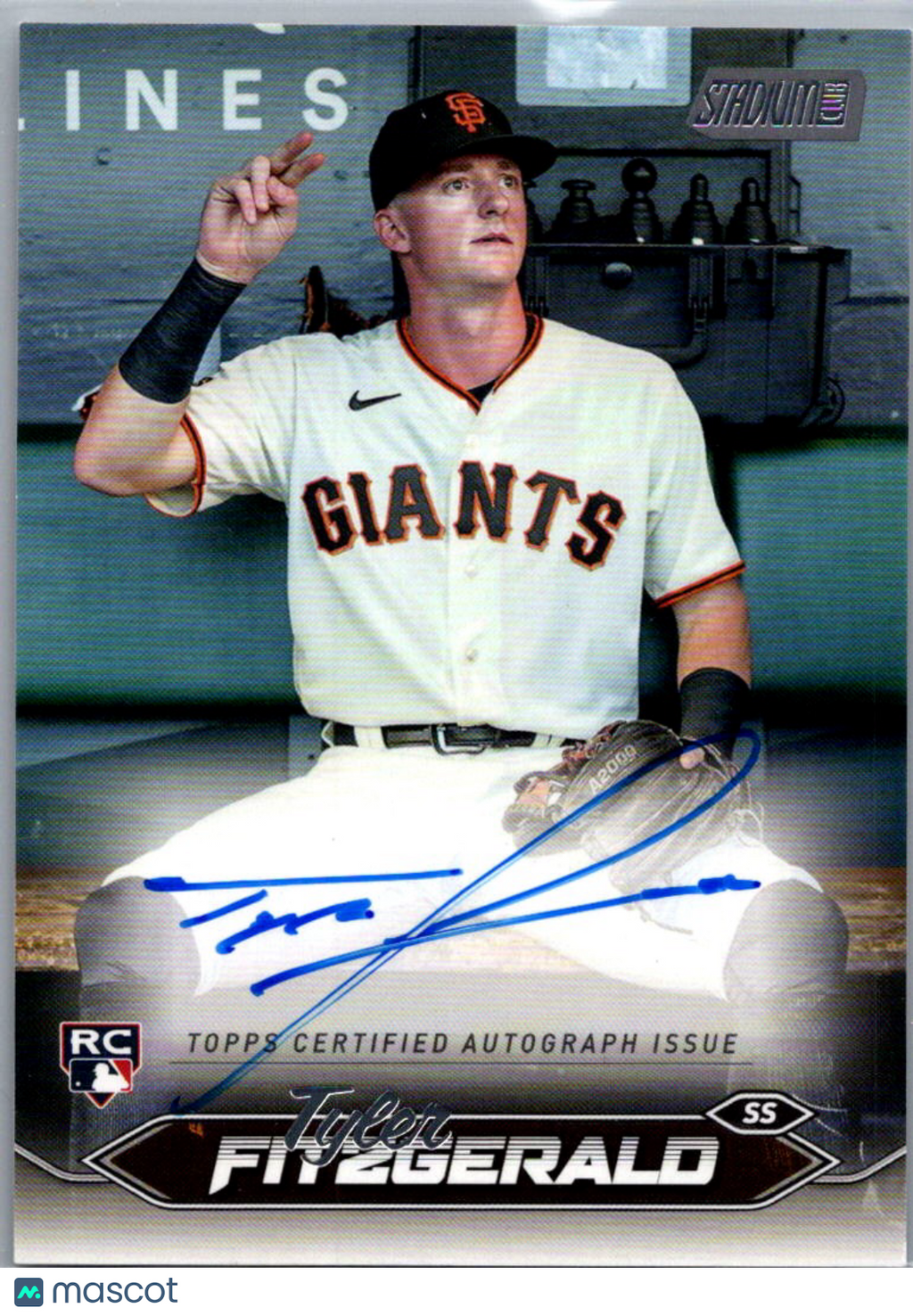 2024 Topps Stadium Club Tyler Fitzgerald #SCBA-TF RC Auto