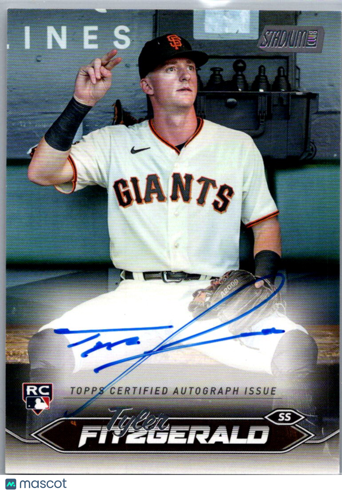 2024 Topps Stadium Club Tyler Fitzgerald #SCBA-TF RC Auto
