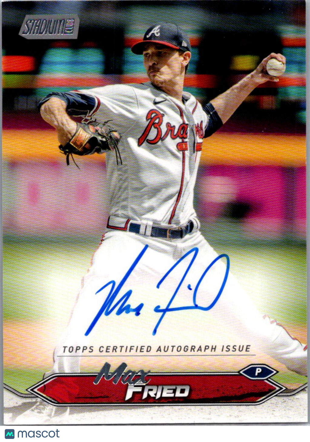 2024 Topps Stadium Club Max Fried #SCBA-MF Auto