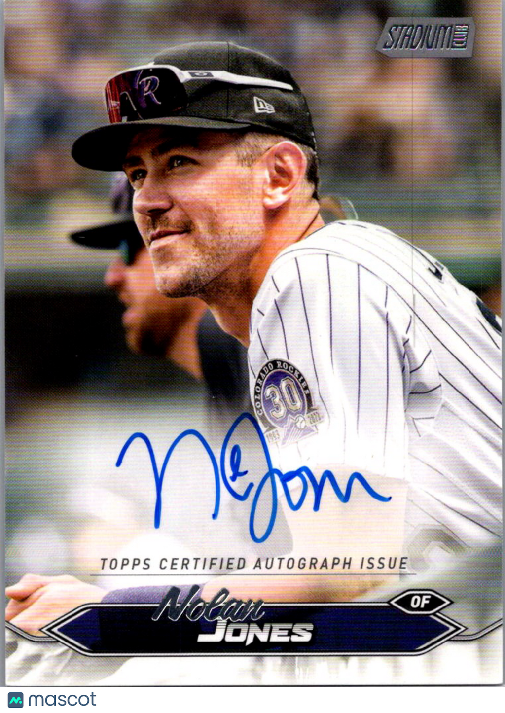 2024 Topps Stadium Club Nolan Jones #SCBA-NJ Auto