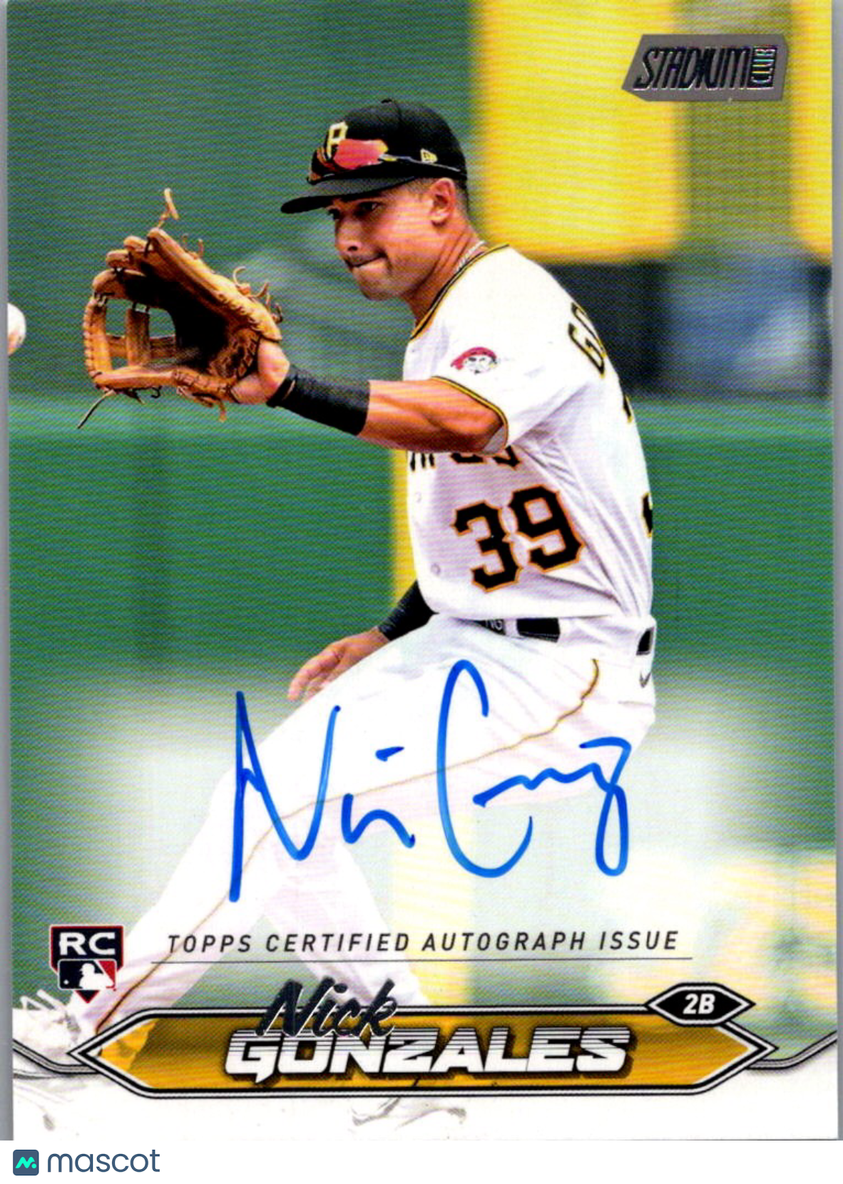 2024 Topps Stadium Club Nick Gonzales #SCBA-NG RC Auto