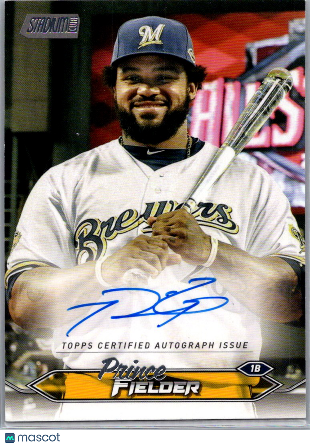 2024 Topps Stadium Club Prince Fielder #SCBA-PF Auto
