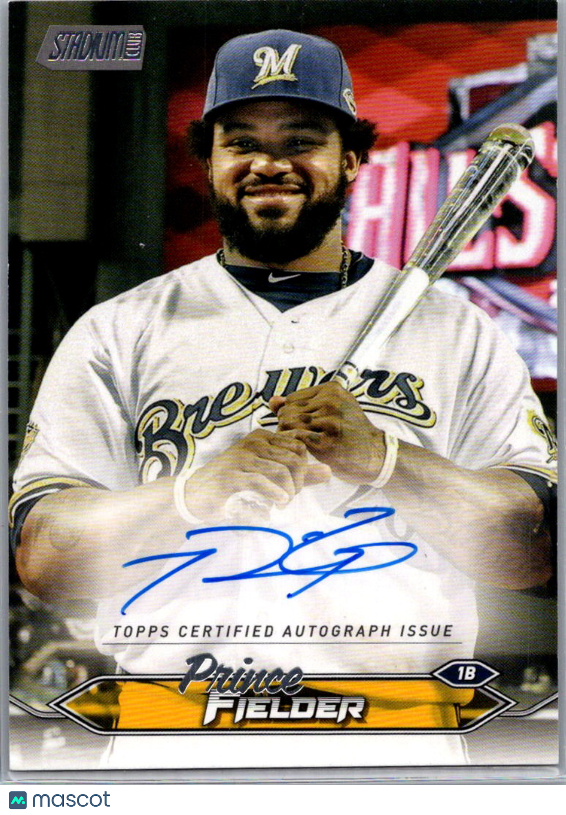 2024 Topps Stadium Club Prince Fielder #SCBA-PF Auto