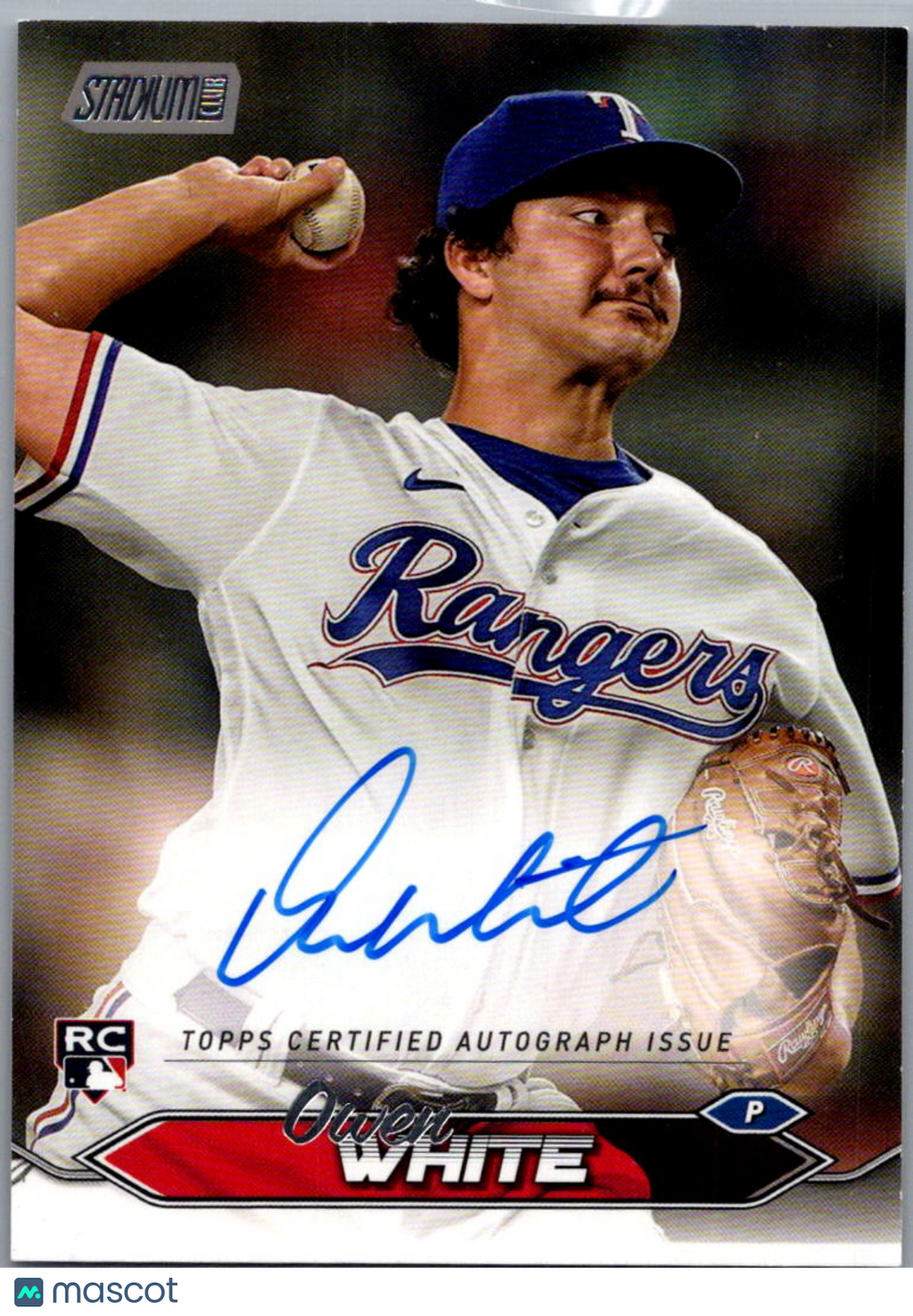 2024 Topps Stadium Club Owen White #SCBA-OW RC Auto