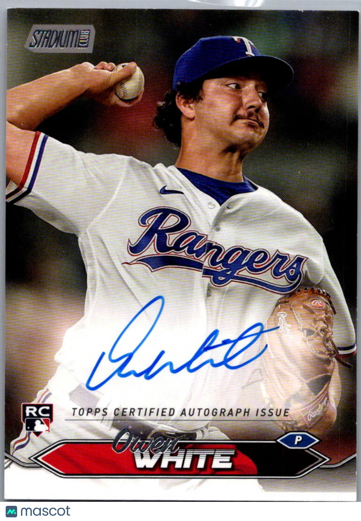 2024 Topps Stadium Club Owen White #SCBA-OW RC Auto