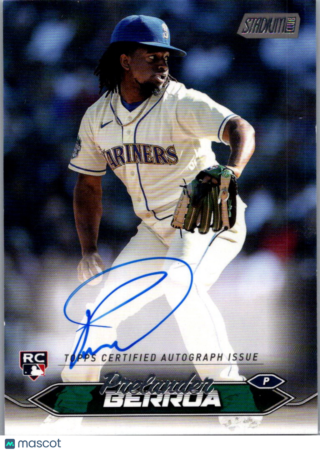 2024 Topps Stadium Club Prelander Berroa #SCBA-PB RC Auto