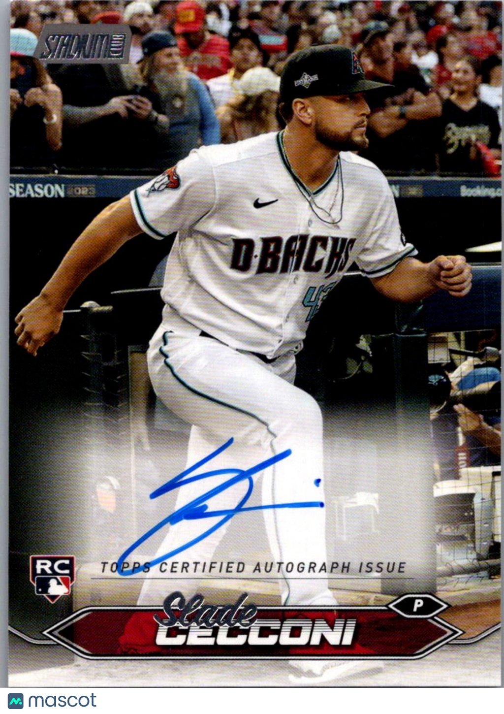 2024 Topps Stadium Club Slade Cecconi #SCBA-SC RC Auto