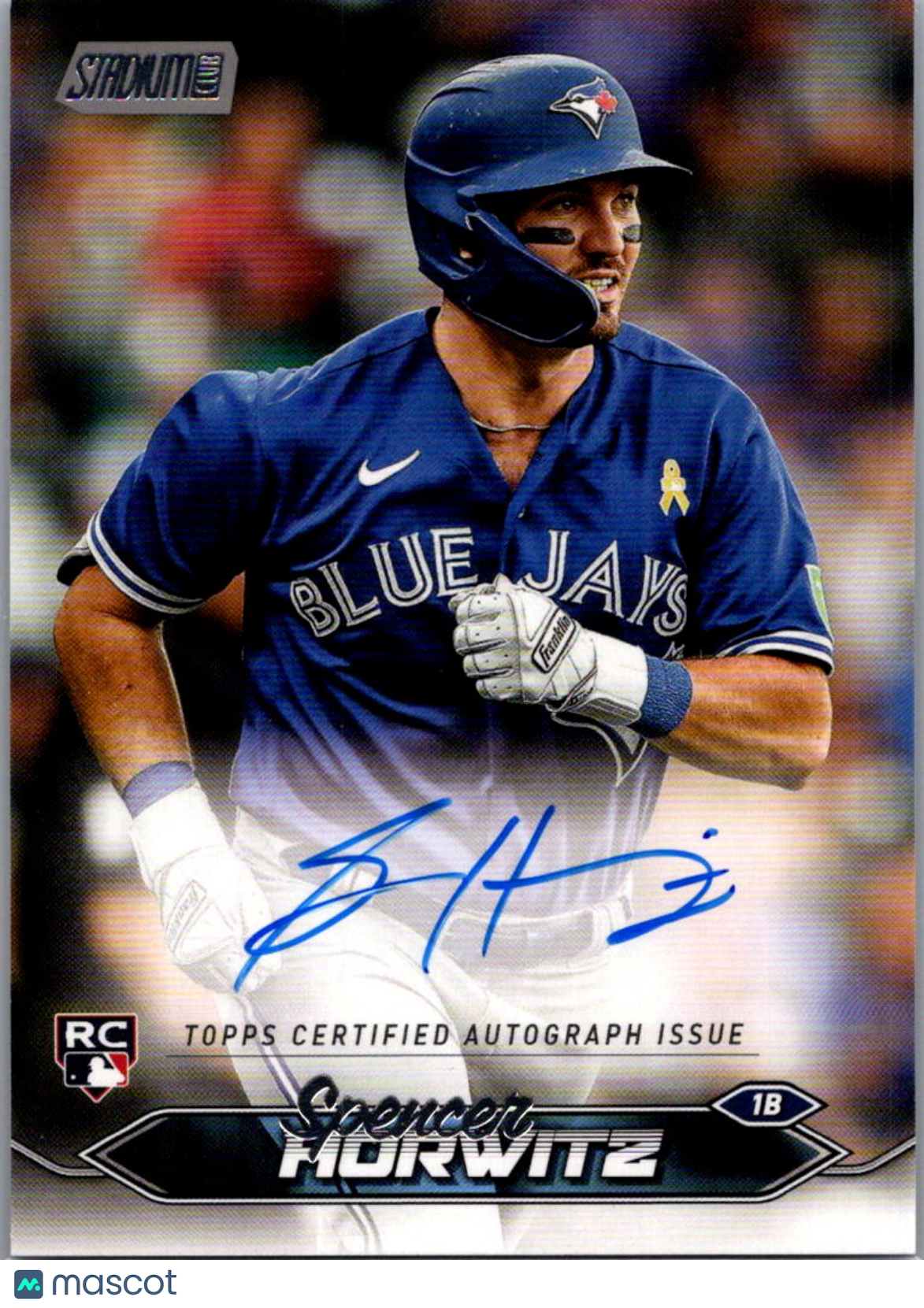 2024 Topps Stadium Club Spencer Horwitz #SCBA-SH RC Auto