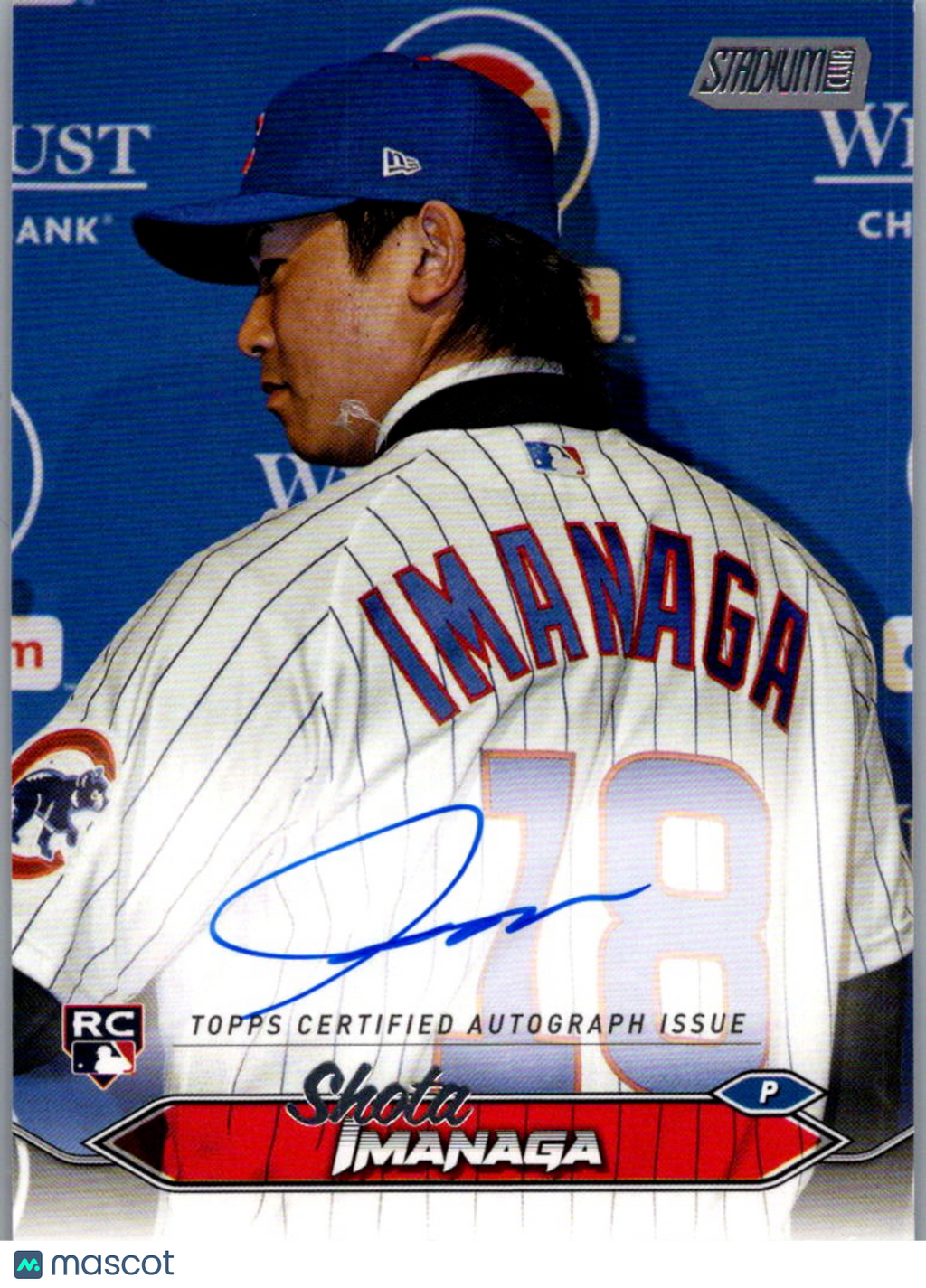 2024 Topps Stadium Club Shota Imanaga #SCBA-SHO RC Auto