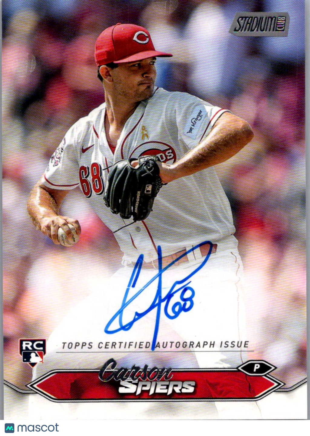 2024 Topps Stadium Club Carson Spiers #SCBA-SPI RC Auto
