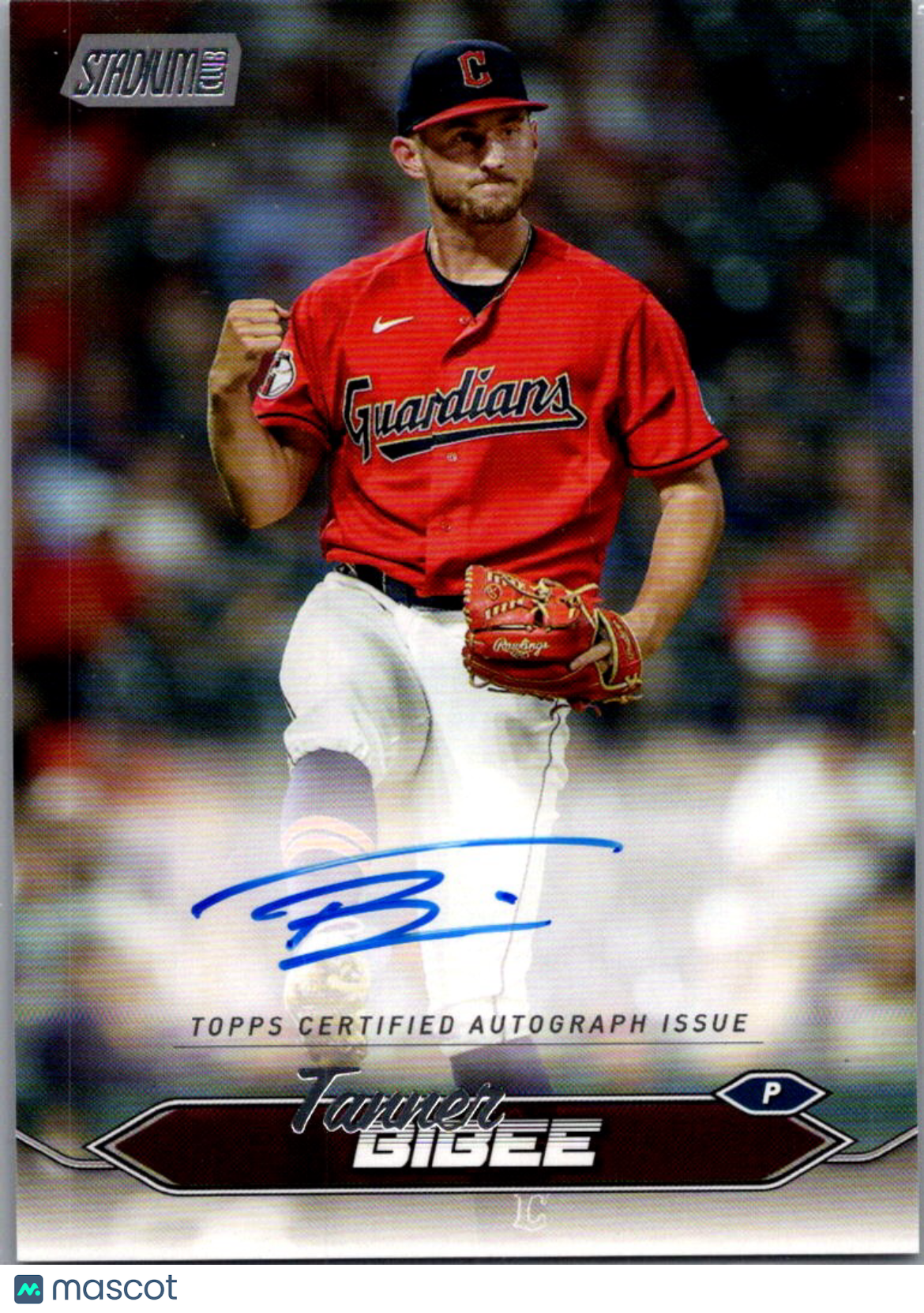 2024 Topps Stadium Club Tanner Bibee #SCBA-TB Auto