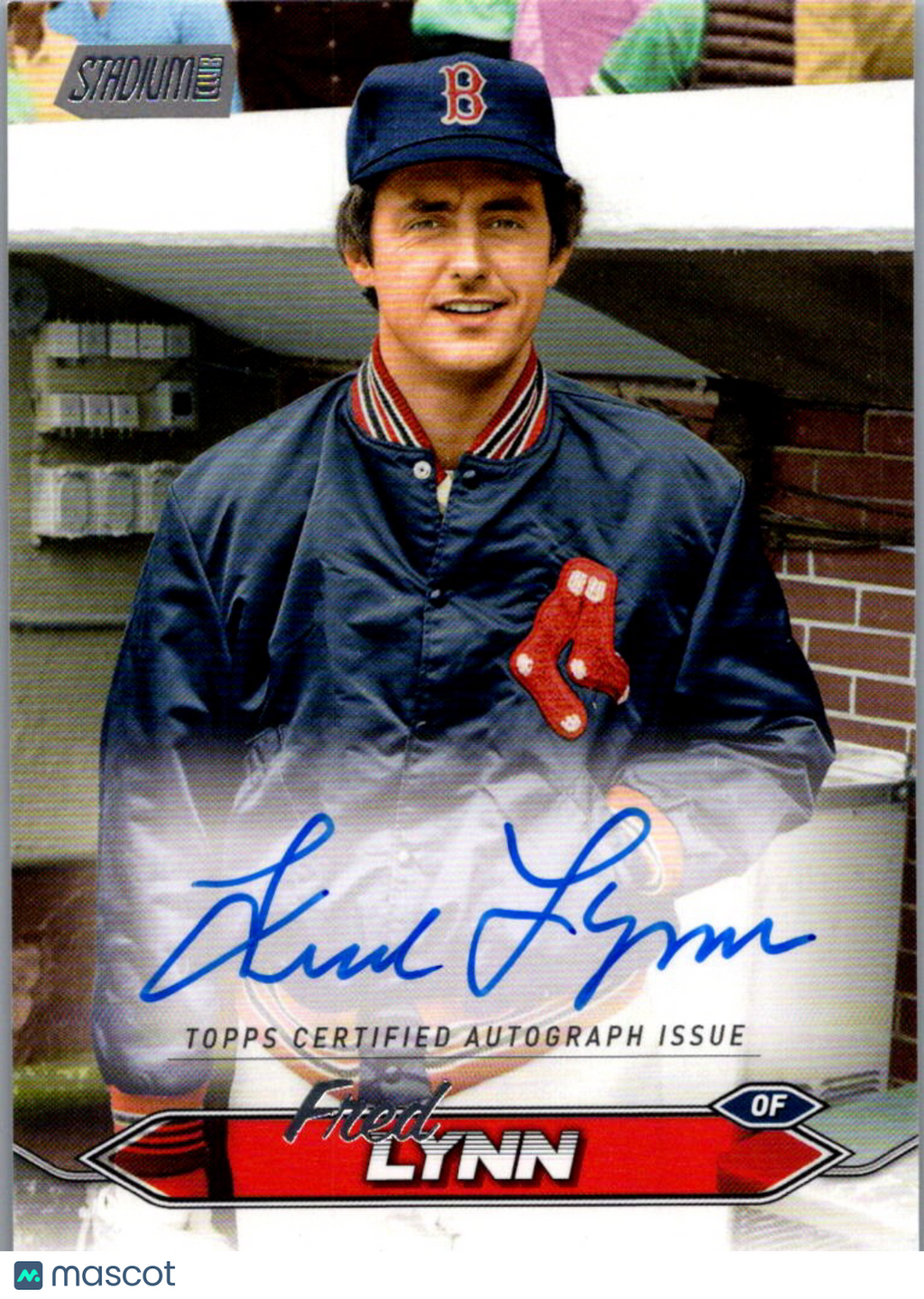 2024 Topps Stadium Club Fred Lynn #SCBA-FL Auto