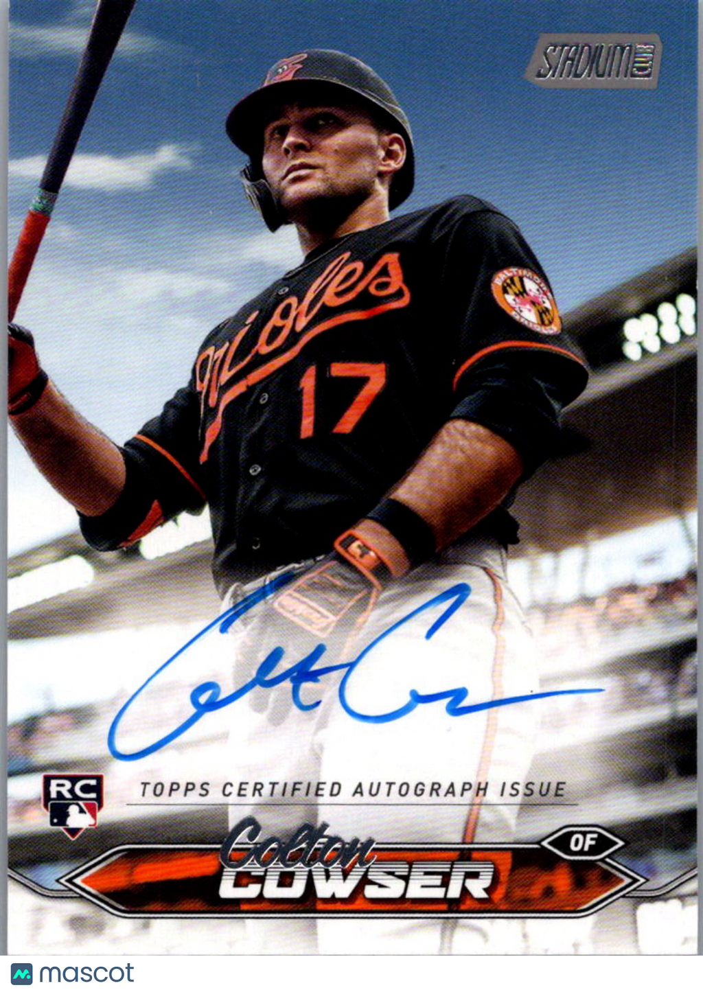 2024 Topps Stadium Club Colton Cowser #SCBA-CC RC Auto