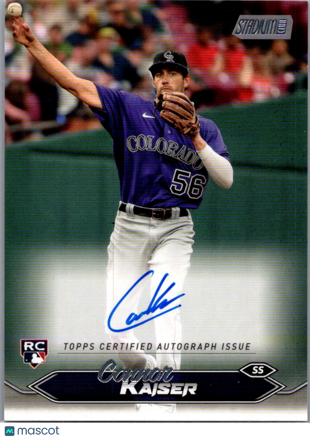 2024 Topps Stadium Club Connor Kaiser #SCBA-CKA RC Auto