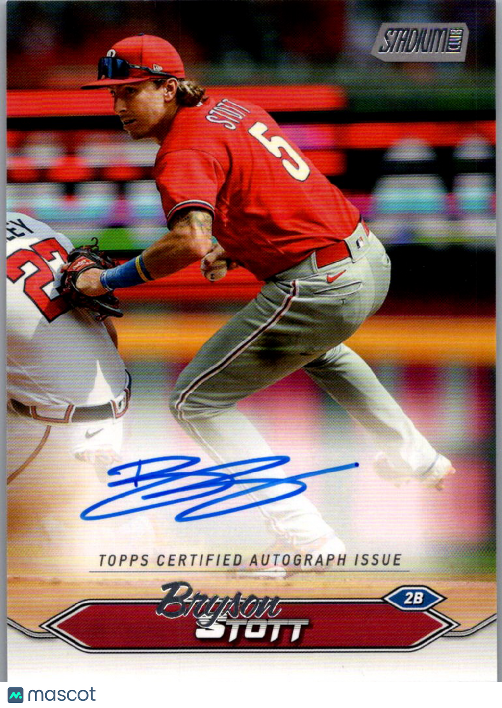 2024 Topps Stadium Club Bryson Stott #SCBA-BS Auto