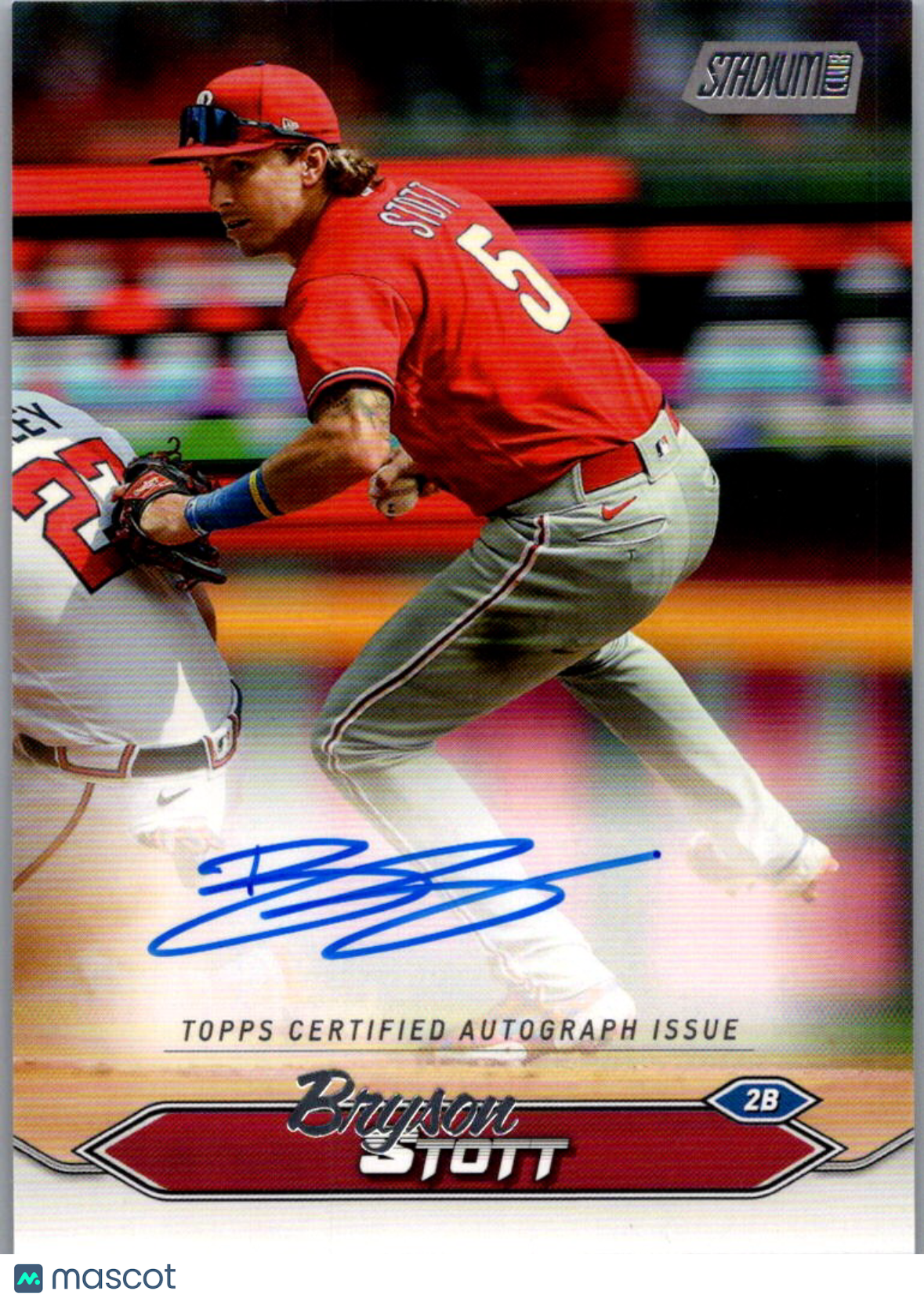 2024 Topps Stadium Club Bryson Stott #SCBA-BS Auto