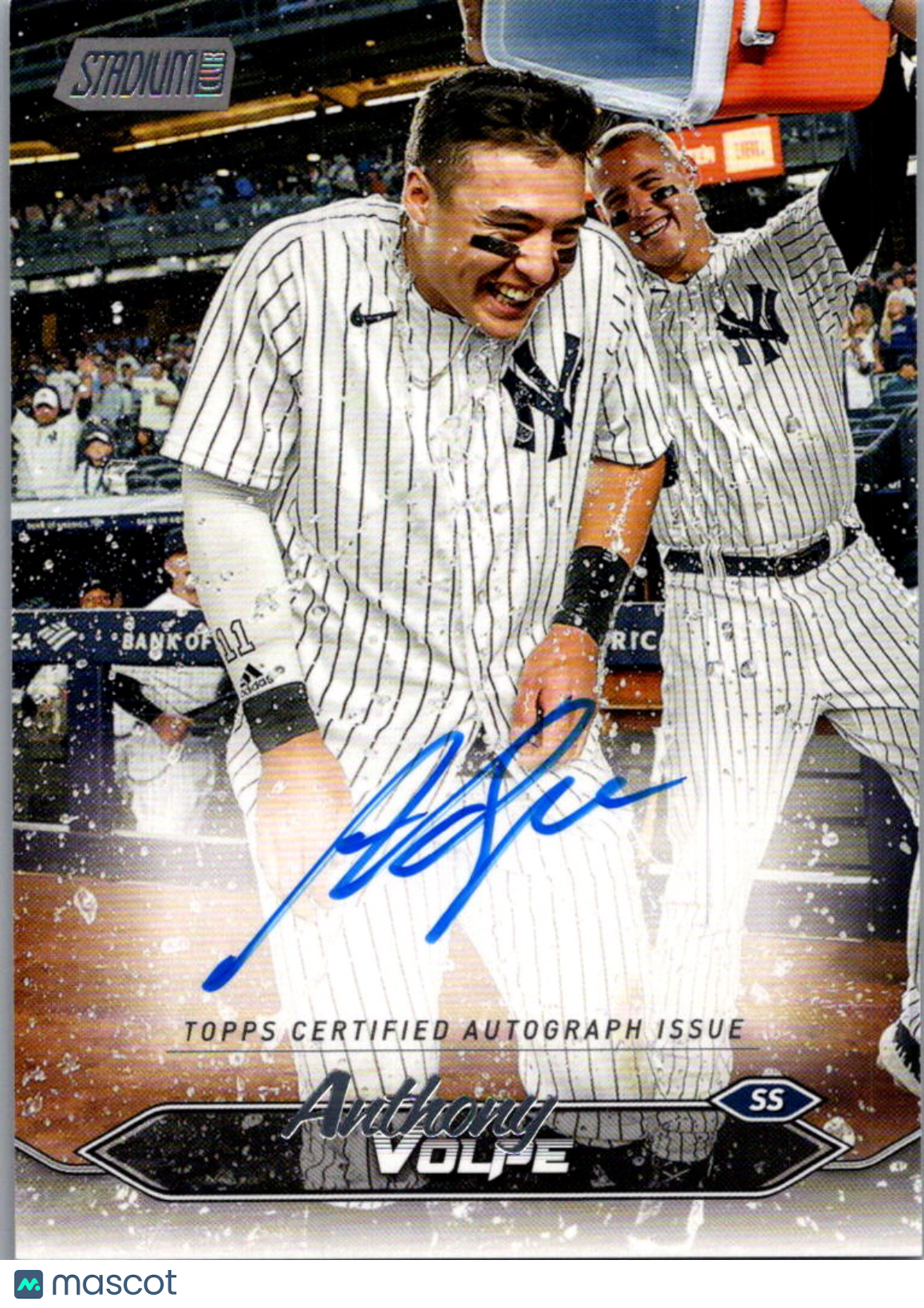2024 Topps Stadium Club Anthony Volpe #SCBA-AVO Auto